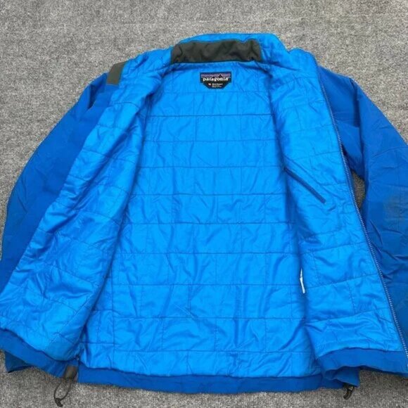 Patagonia Solar Wind Windstopper Jacket Primaloft Insulated Blue Men’s Medium M - Picture 3 of 6
